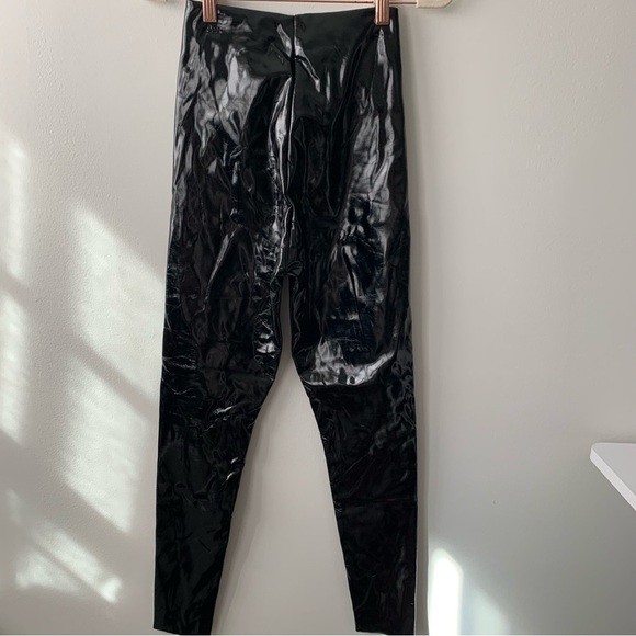 Commando Perfect Control Patent Leather Legging in Black Sz S - Picture 7 of 12